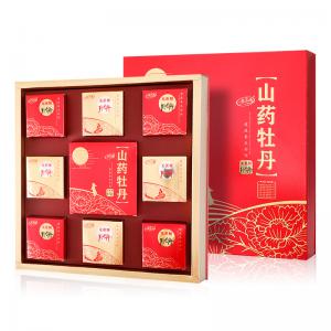 鐵棍山藥牡丹月餅7味9餅木糖醇888g禮盒